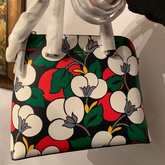 Authentic Kate Spade leather floral Satchel/Crosby - Picture 5 of 8